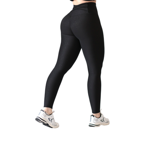 Leggings push up | Supplex Stretch, Destellos – Estelar Negro