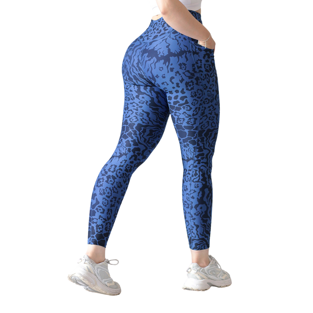 Leggings básico | Supplex Stretch, Liso – azul