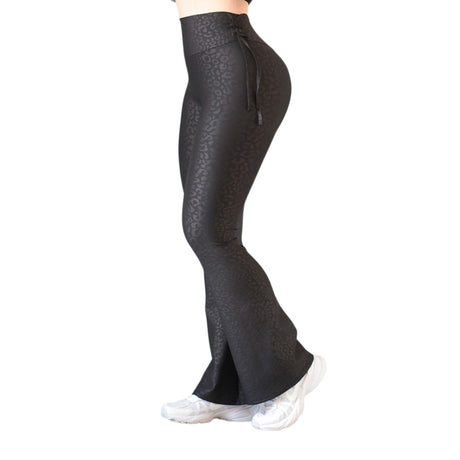 Leggings básico | Supplex Stretch, Relieves Felina – Negro