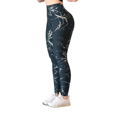 Leggings básico | Supplex Stretch, Destellos Ciom Beta – Plata azul