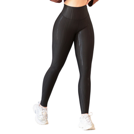 Leggings básico | Supplex Stretch, Destellos wod – Negra