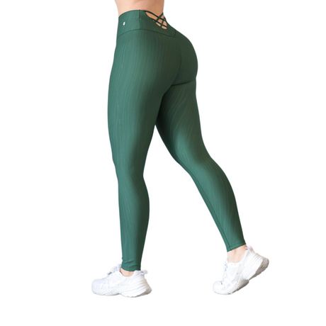 🔹 Leggings push up | Supplex Stretch, Relieves Wod – Verde Esmeralda