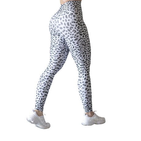 Leggings básico con bolsillos | Supplex Stretch, Liso Print – Blanco