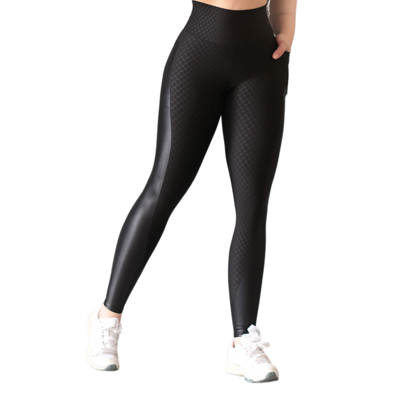 ADRIANAOLIMPO® | Leggins - Leggings básico | Supplex Stretch, Relieves Sirena – Negro | Ropa deportiva para mujer Elite HotSale Blackfriaday Envío Gratis a México. Mayoreo Menudeo Ofertas Exclusivas