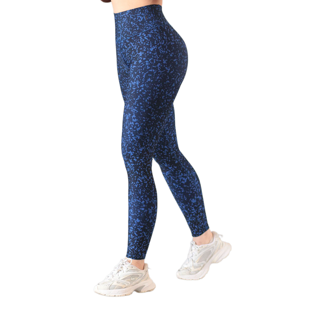 Leggings push up | Supplex Stretch, Liso Conft – Azul