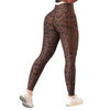 Leggings push up | Supplex Stretch, Liso Print – Café