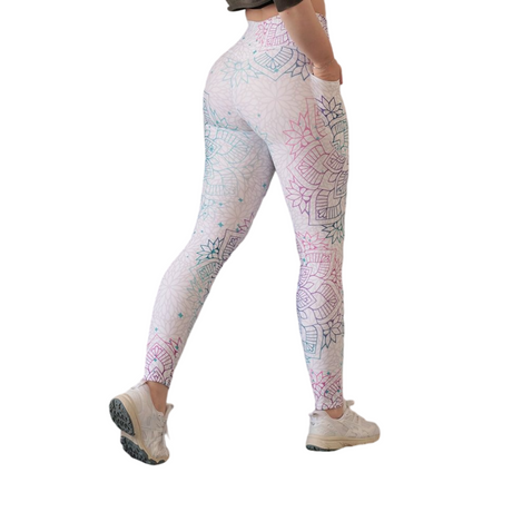 ADRIANAOLIMPO® | Leggins - Leggings básico con bolsillos | Supplex Stretch, Liso Mandalas – Blanca | Ropa deportiva para mujer Elite HotSale Blackfriaday Envío Gratis a México. Mayoreo Menudeo Ofertas Exclusivas