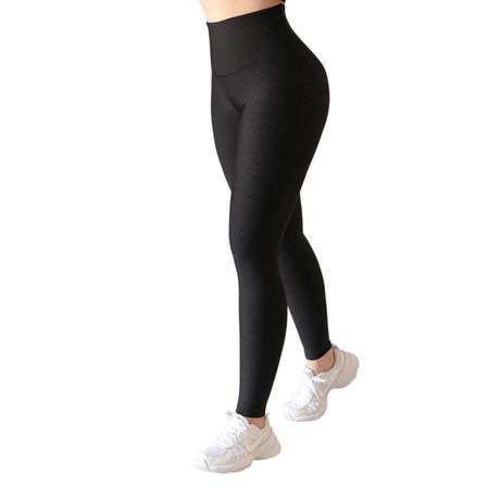 Leggings push up | Supplex Stretch, Relieve Estelar – Negro